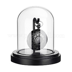 Transparente Glasuhr Glocke Display Cloche Kuppel&nbsp;ODIS-WH0080-05A