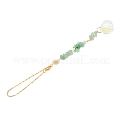 3 attrape-soleil rond en verre et améthyste naturelle&nbsp;HJEW-JM04209
