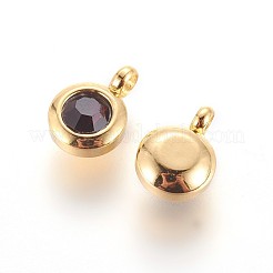 Strass-Anhänger aus Edelstahl 304&nbsp;STAS-P237-10G-05