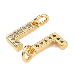 Pendentifs en laiton Shegrace avec micro-pavé de zircone cubique transparente&nbsp;XGRQ29051-394G-L