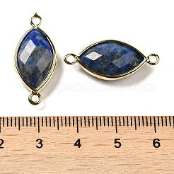 Natürliche Lapislazuli facettierte Verbindungsanhänger&nbsp;G-K347-03G-03