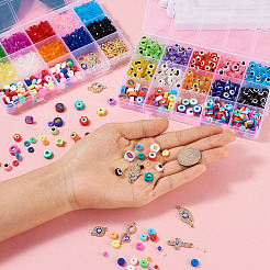 Kit de búsqueda de joyería de mal de ojo diy&nbsp;DIY-TA0003-71
