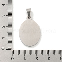 Anlaufgeschützte Anhänger aus 304er Edelstahl&nbsp;STAS-C102-09A-P