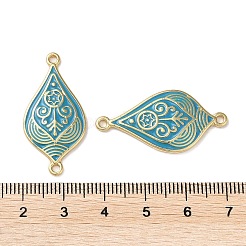 Verbindungsanhänger aus Messing mit Zahnstangenbeschichtung&nbsp;KK-K346-25G-02
