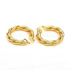 Boucles d'oreilles en laiton&nbsp;EJEW-F250-04-G