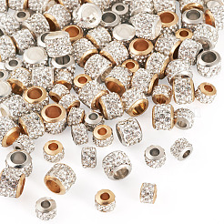 90 Stück 6 Stile Legierung Strass Ton Pflaster Perlen&nbsp;ALRI-TA0001-29