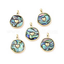 Natürliche Abalone Muschel / Paua Muschel Anhänger&nbsp;KK-C004-11G-02