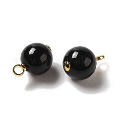 Anhänger aus natürlichem schwarzem Onyx (gefärbt und erhitzt)&nbsp;FIND-C046-13A-G