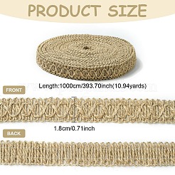 Ruban de jute tressé de 10 m&nbsp;OCOR-YW0001-16