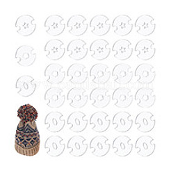 60 pieza de herramienta de fijación para hacer gorros de punto acrílicos de 3 formas&nbsp;FIND-GA0004-03