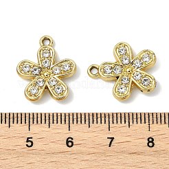 Legierung Kristall Strass Anhänger&nbsp;ALRI-T012-04D-G