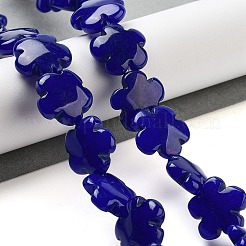 Synthetische weiße Jade Perlen Stränge&nbsp;G-N353-10A-01