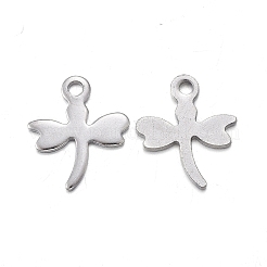 Anlaufgeschützte Charms aus Edelstahl 201&nbsp;STAS-F255-008P
