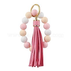 Portachiavi con nappa in similpelle per San Valentino&nbsp;KEYC-JKC01122