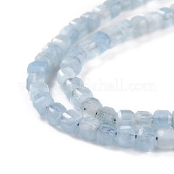 Natürliche Aquamarin Perlen Stränge&nbsp;G-K315-A01