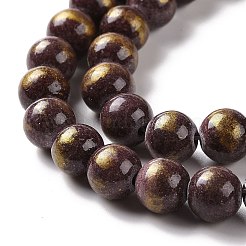 Chapelets de perles en jade Mashan naturel&nbsp;G-F670-A28-8mm