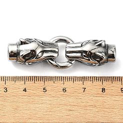 Anneaux de porte à ressort en acier inoxydable 304 de style tibétain&nbsp;FIND-Z046-04AS-04