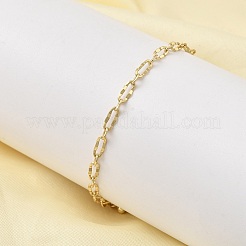 Gliederkettenarmband aus Messing für Damen&nbsp;BJEW-A065-04G