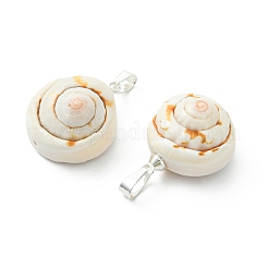 Pendentifs coquillages naturels shiva&nbsp;PALLOY-JF05393