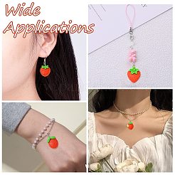 60pcs 10 styles de pendentifs en résine opaque&nbsp;RESI-CJ0004-41
