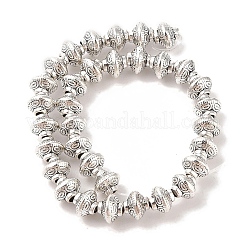 Stile tibetano fili di perline lega bicono&nbsp;TIBEB-O007-14-RS
