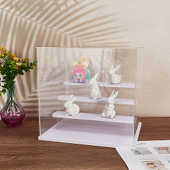 Vitrine für Minifiguren aus transparentem Kunststoff&nbsp;ODIS-WH0025-142C