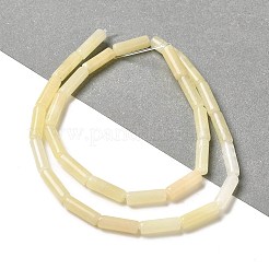 Natürliche gelbe Jade Perlen Stränge&nbsp;G-D464-39