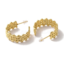 Anillos de acero inoxidable 201 con revestimiento al vacío de PVD&nbsp;EJEW-B059-08G