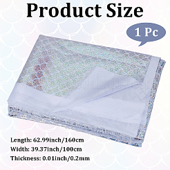 Polyester-Fischschuppenstoff&nbsp;DIY-WH20063-038A