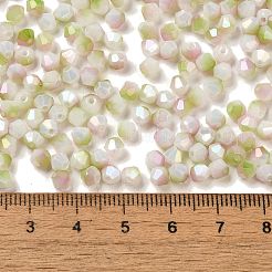 Zweifarbige Glasperlen mit Backfarbe&nbsp;SEED-C004-03B