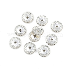 Abalorios de latón Diamante de imitación espaciador&nbsp;RB-A014-Z12mm-01S