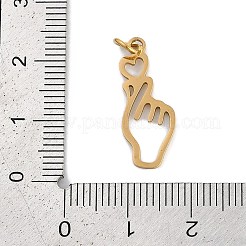Ionenplattierung (IP) 304 Edelstahlanhänger&nbsp;STAS-R135-09G