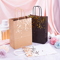 12 Stück 3 Farben Geschenktüten aus Goldprägungspapier&nbsp;CARB-TA0001-02