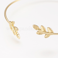 Messingmanschettenarmband&nbsp;X-BJEW-P168-F08