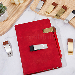 8 pieza de clips para bolígrafos de acero inoxidable y hierro de 4 colores&nbsp;AJEW-FH0006-40