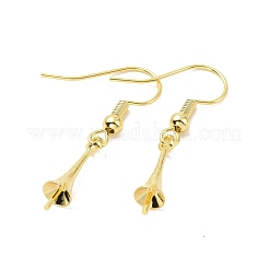 Cremagliera in ottone placcatura ganci orecchino&nbsp;KK-F839-026G