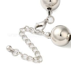 Set di collane con ciondolo a forma di cuore in rilievo rotondo in plastica ccb&nbsp;NJEW-U006-03P