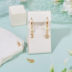 2 Stück 2 Stile Messing Micro Pave Zirkonia Charms&nbsp;KK-TADJ0001-02