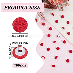 100 pieza de botones de costura de plástico&nbsp;DIY-NB0013-44A