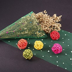Rubans de maille déco paillettes coeur&nbsp;OCOR-BC0007-17