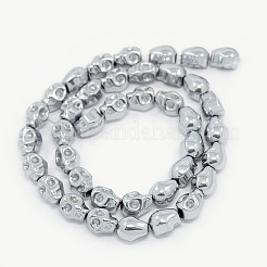 Electroplate non magnetici ematite sintetico fili di perline&nbsp;G-J180-05