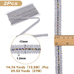 Rubans métalliques en polyester de 13.5 m&nbsp;SRIB-WH0011-132