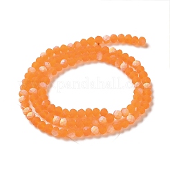 Abalorios de vidrio transparente hebras&nbsp;EGLA-A034-T4mm-MB05