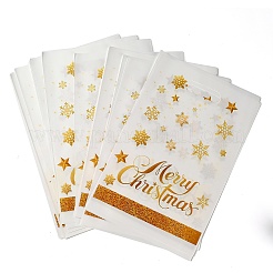 50 Stück „Frohe Weihnachten“-Schneeflocke&nbsp;LS-ABAG-C013-02