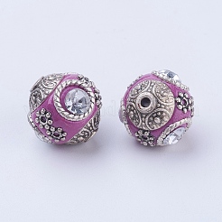 Perles rondes en Indonésie manuelles&nbsp;IPDL-R400-14