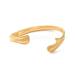 Bracciali a polsino in acciaio inossidabile 316&nbsp;BJEW-C053-02G