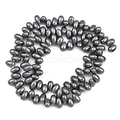 Galvanisierte Muschelperlenstränge&nbsp;BSHE-B009-A01-5x8mm-02