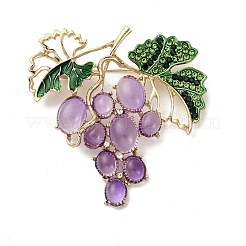 Spilla in resina con strass&nbsp;JEWB-K027-09G