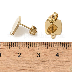 Accesorios para pendientes de acero inoxidable 304 con revestimiento iónico (IP)&nbsp;STAS-I206-06G