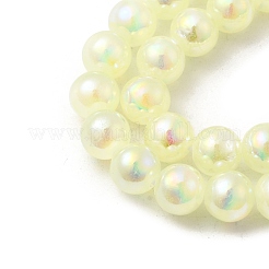 Placage de brins de perles de sélénite naturelle&nbsp;G-G120-A01-03-04